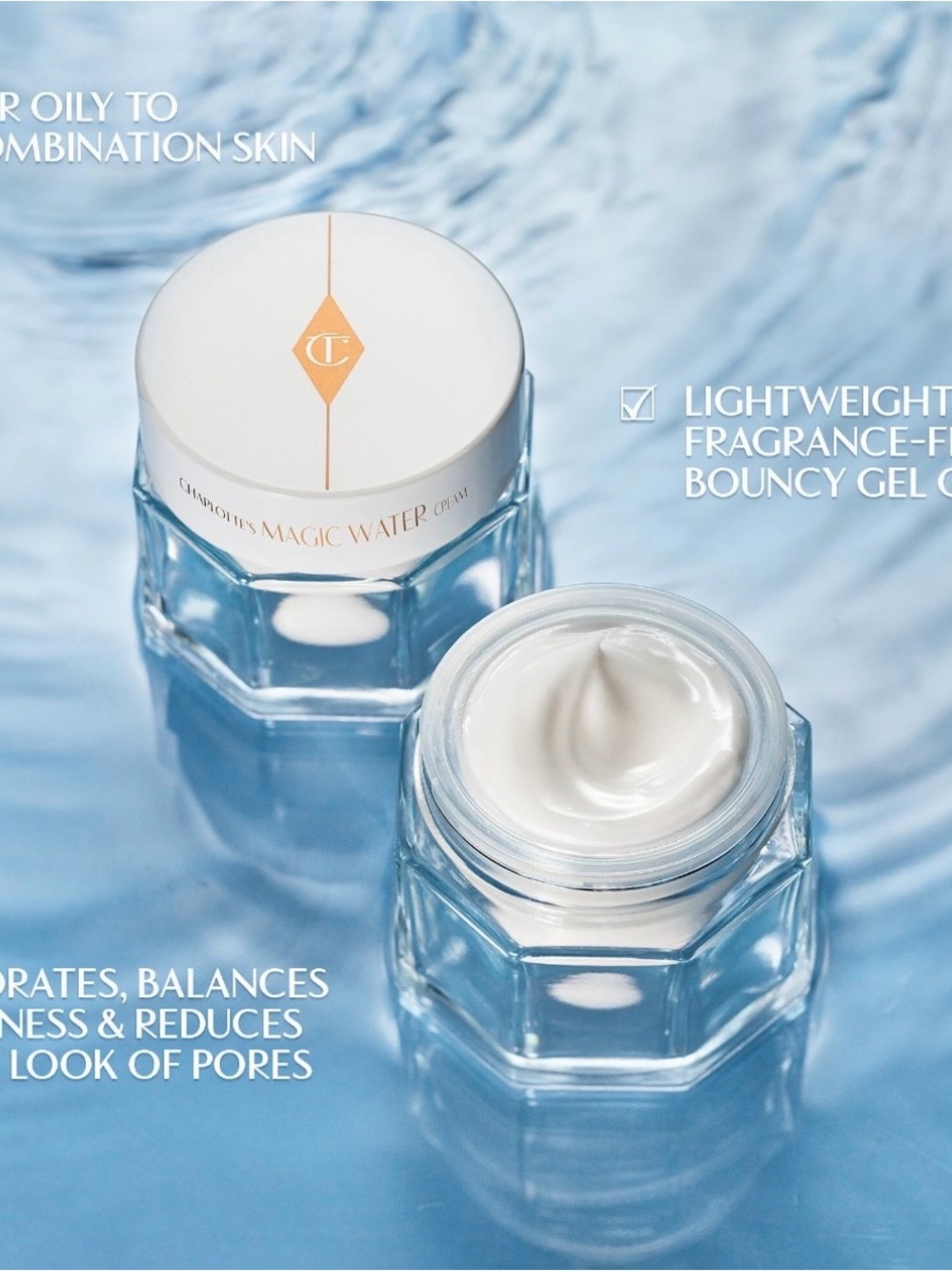 Charlotte Tilbury Magic Water Cream – BNIB - Picture 2 of 6